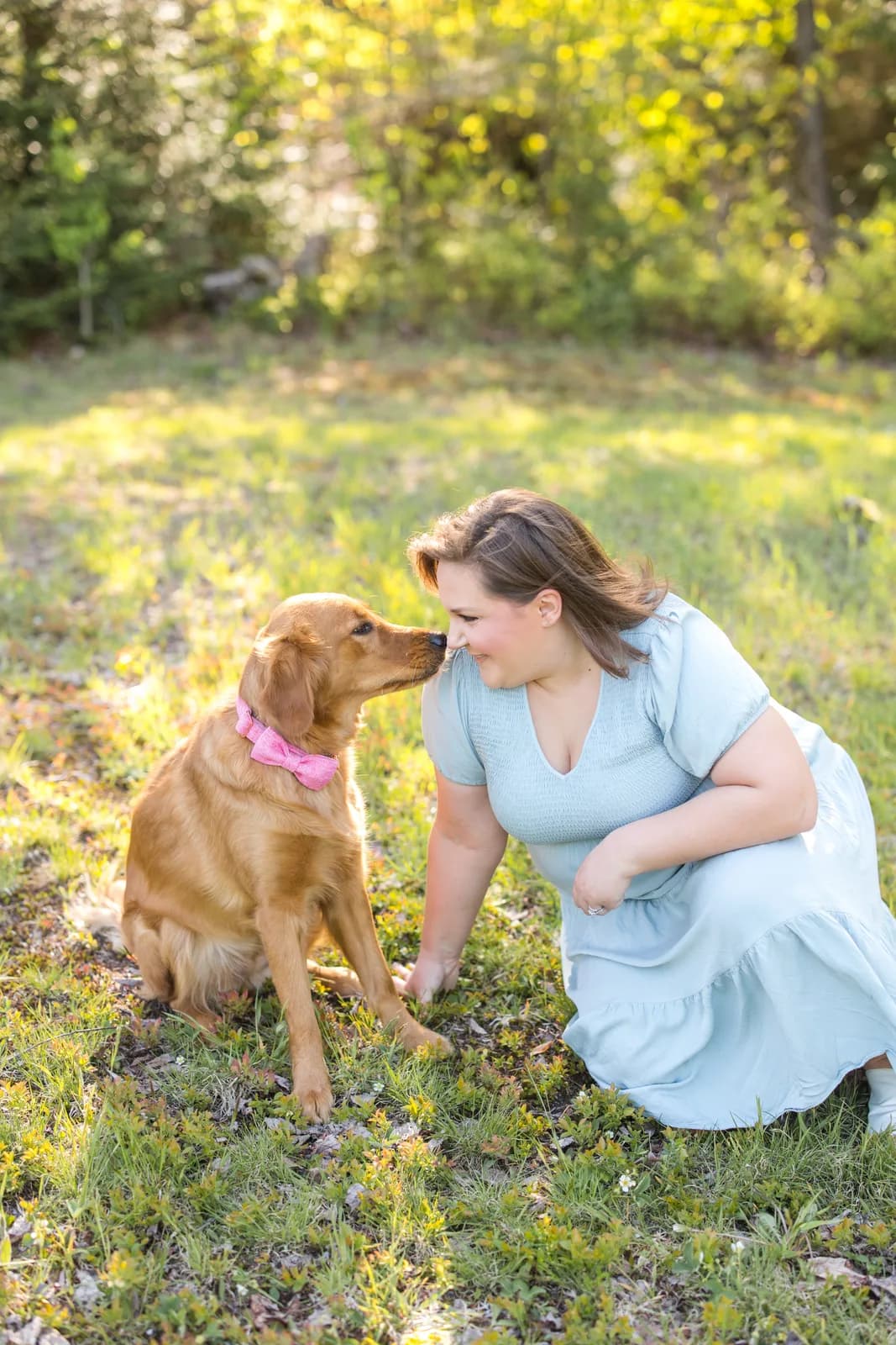 The bond between a Golden Retriever and its person